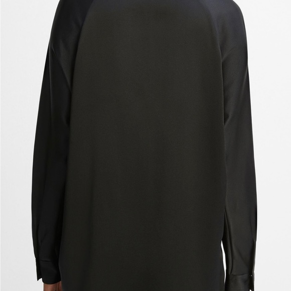 Vince satin band collar blouse - size xs - Picture 9 of 12